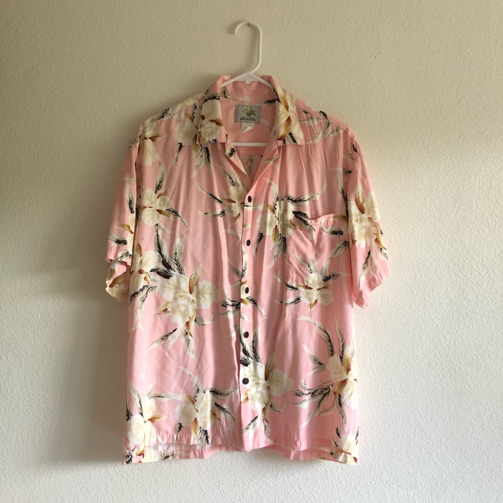 Vintage Floral Aloha Print Shirt